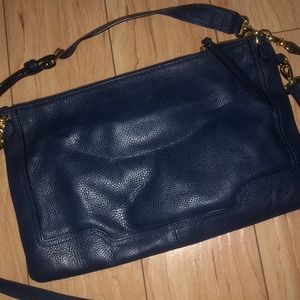 banana republic blue crossbody bag